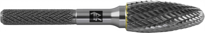 Фото Борфреза твердосплавная пламевидная, тип H, 12 мм, двойная насечка, в боксе, THORVIK