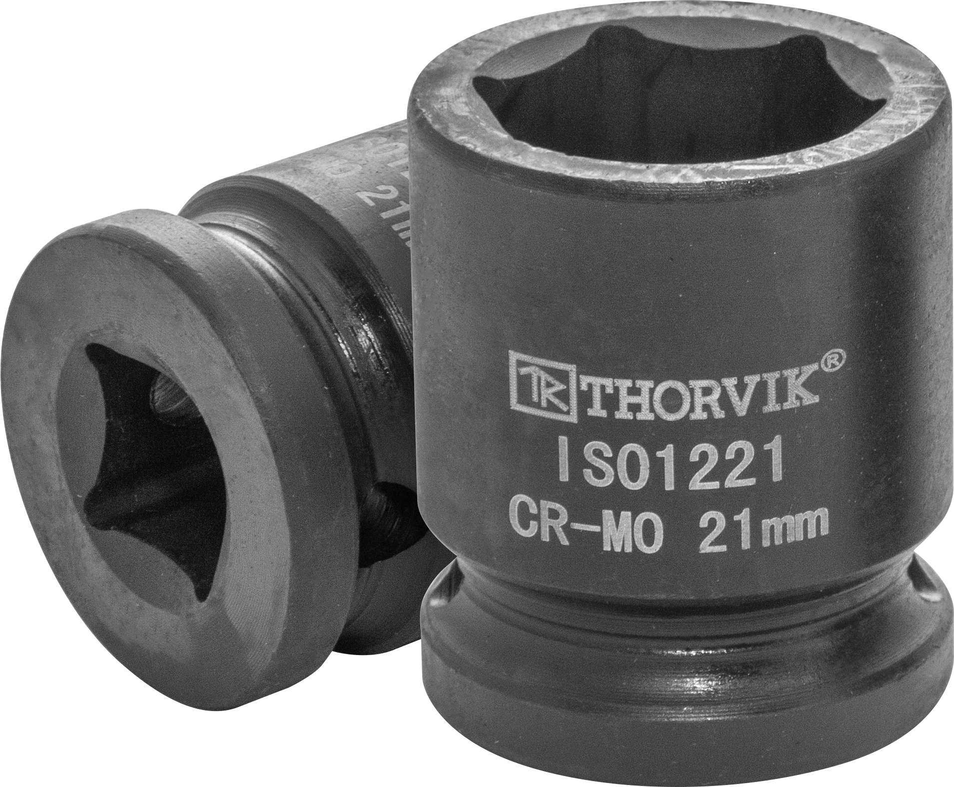 Головка торцевая ударная 1/2"DR, 21 мм, THORVIK