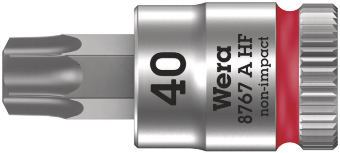 Фото 8767 A HF TORX Zyklop Головка торцевая с битой вставкой, 1/4, TX 40 x 28 мм, с фиксацией