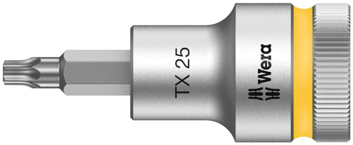 Фото 8767 C HF TORX Zyklop Головка торцевая с битой вставкой, 1/2, с фиксацией, TX 25 x 60 мм