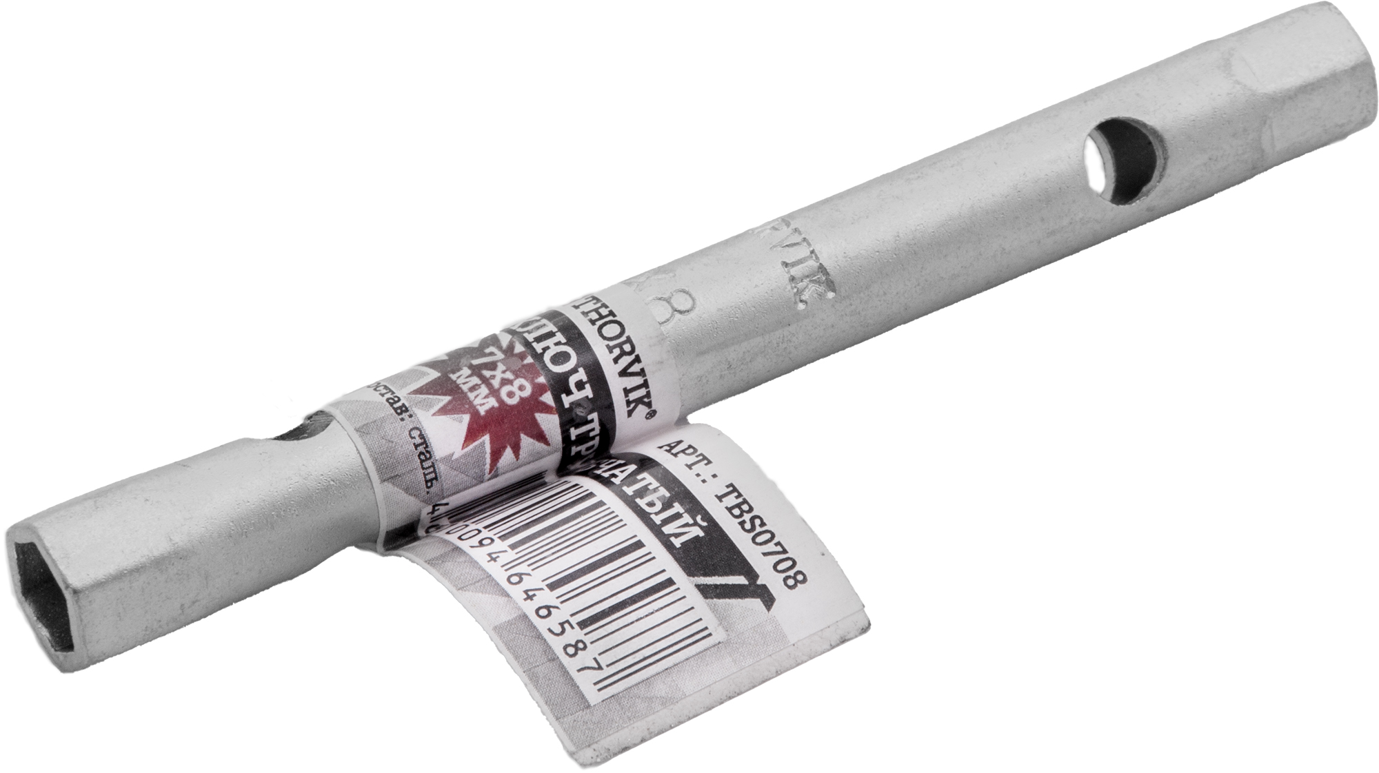 Фото Ключ трубчатый, 7x8 мм, THORVIK