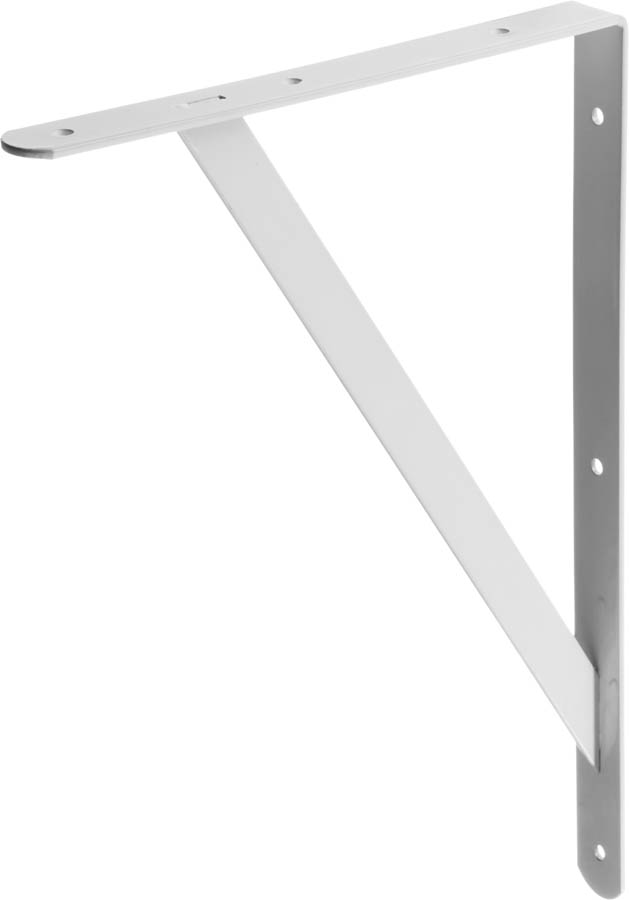 Уголок-кронштейн, усиленный STAYER 37423-1 400х280х30х4 мм, белый