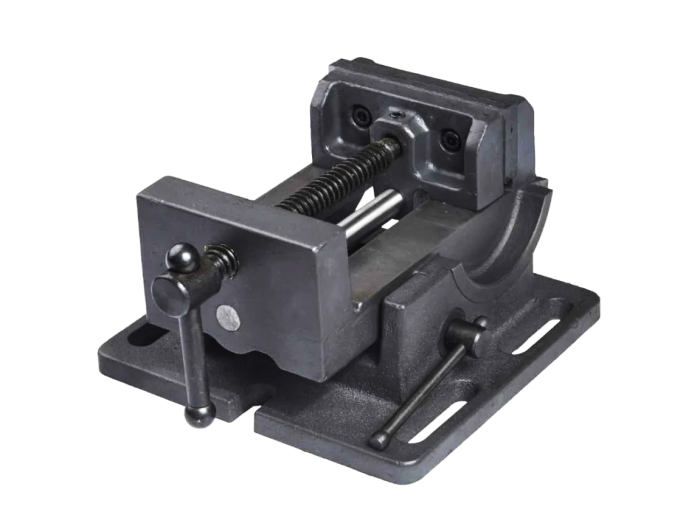 Тиски станочные 100мм для сверл.станков глобусные QKD100 STV