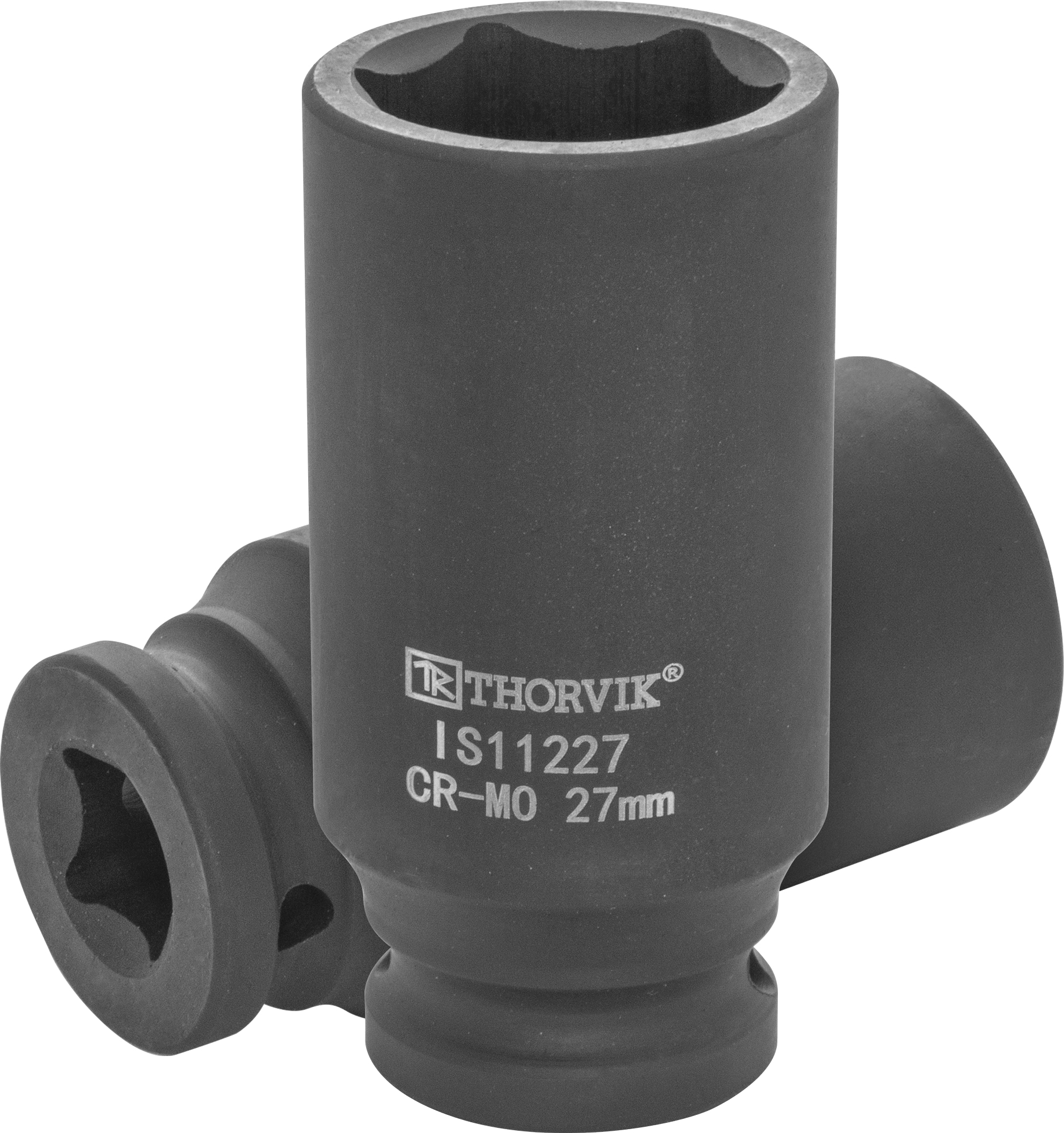 Головка торцевая ударная глубокая 1/2"DR, 27 мм, THORVIK