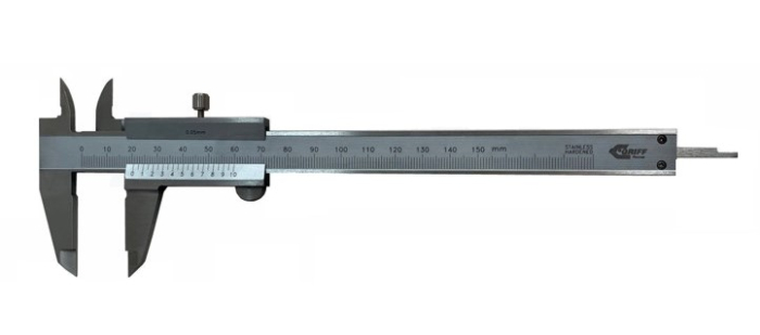 Штангенциркуль ШЦ-I-150-0,02 ГОСТ 166-89 нерж. сталь, моноблок GRIFF