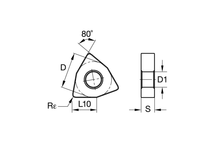 Фото WNMG080408 MQ LF6018W токарная пластина Deskar