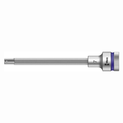 Фото 8740 C Hex-Plus HF Zyklop Головка торцевая с битой вставкой с внешним шестигранником, 1/2, с фиксацией, 7 x 140 мм