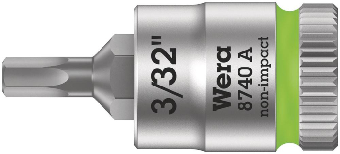 Фото 8740 A Hex-Plus Zyklop Головка торцевая с битой вставкой с внешним шестигранником, 1/4, 3/32" x 28 мм