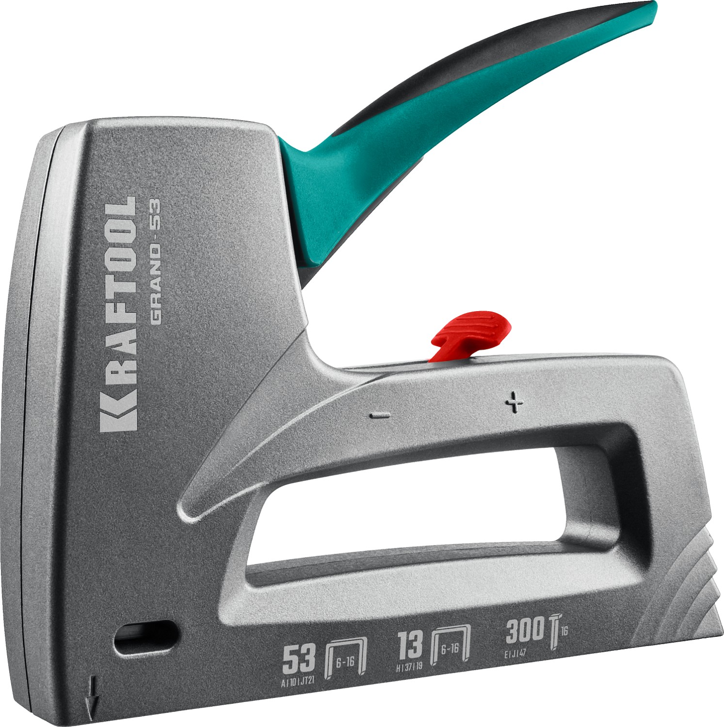 Фото Степлер алюминиевый GRAND-53 3193 KRAFTOOL скобы тип 13, 53, 300