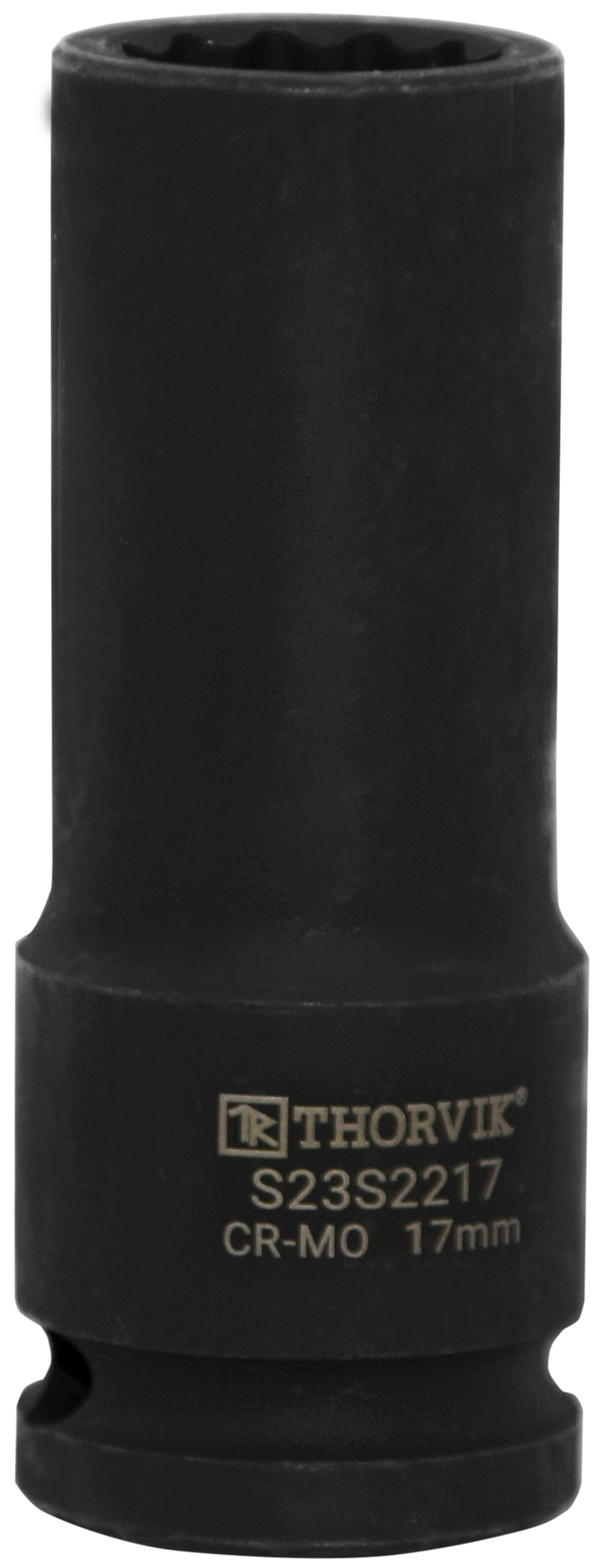Фото Головка торцевая ударная глубокая 12-гранная 1/2"DR, 17 мм, THORVIK