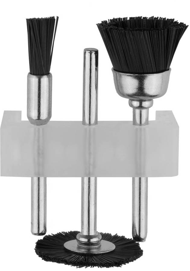 Фото Щетка нейлоновая для чистки и полирования STAYER 3 шт., 29914-H3