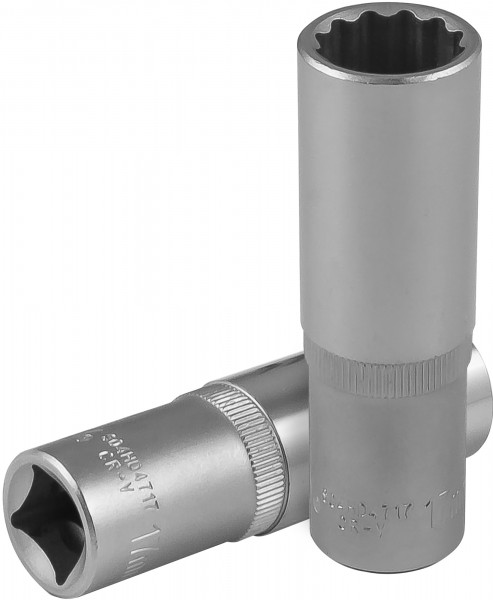 Фото Головка торцевая глубокая 12-гранная 1/2"DR, 17 мм, Jonnesway