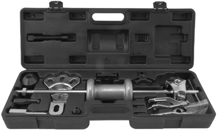 Фото Набор съемников подшипников и ступиц с обратным молотком, 18 предметов, THORVIK