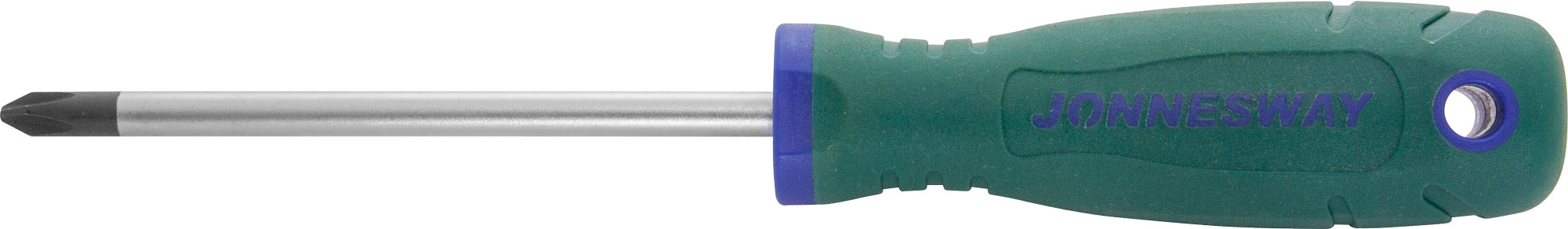 Фото Отвертка стержневая крестовая ANTI-SLIP GRIP, PH2х100 мм, Jonnesway