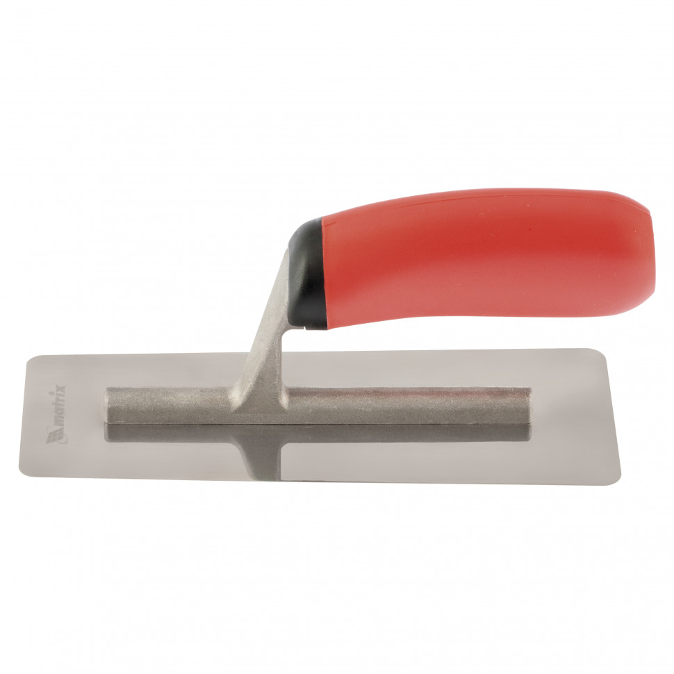 Фото Кельма для венецианской штукатурки, нерж. сталь, 200х80 мм, двухкомпонентная ручка Matrix