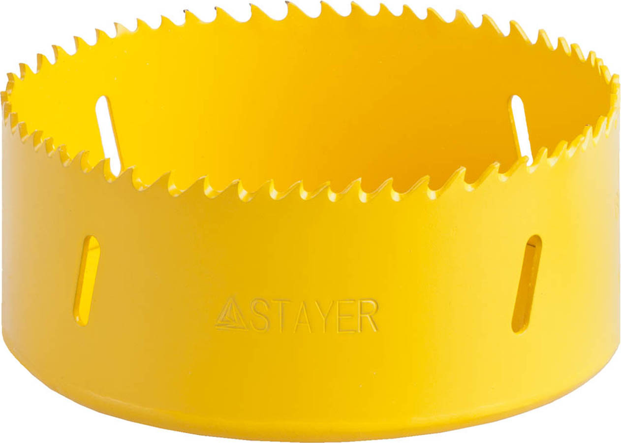 Кольцевая биметаллическая универсальная STAYER d 102 мм, 29547-102