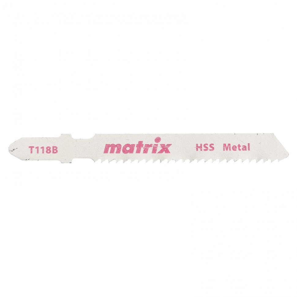 Фото Полотна для электролобзика по металлу 3 шт, T118B, 50 x 2 мм, HSS Matrix