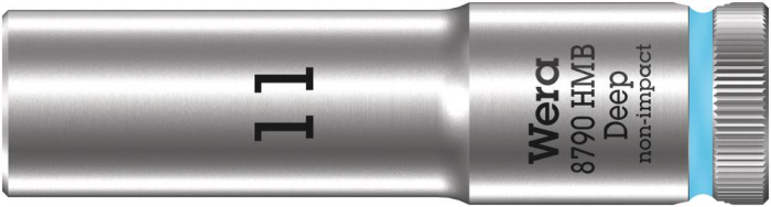 Фото 8790 HMB Deep Головка торцевая 6-гранная, 3/8, глубокая, 11 x 64 мм