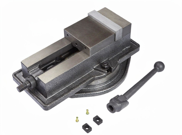 Фото Тиски станочные 100мм прецизионные поворотные QM16100 STV