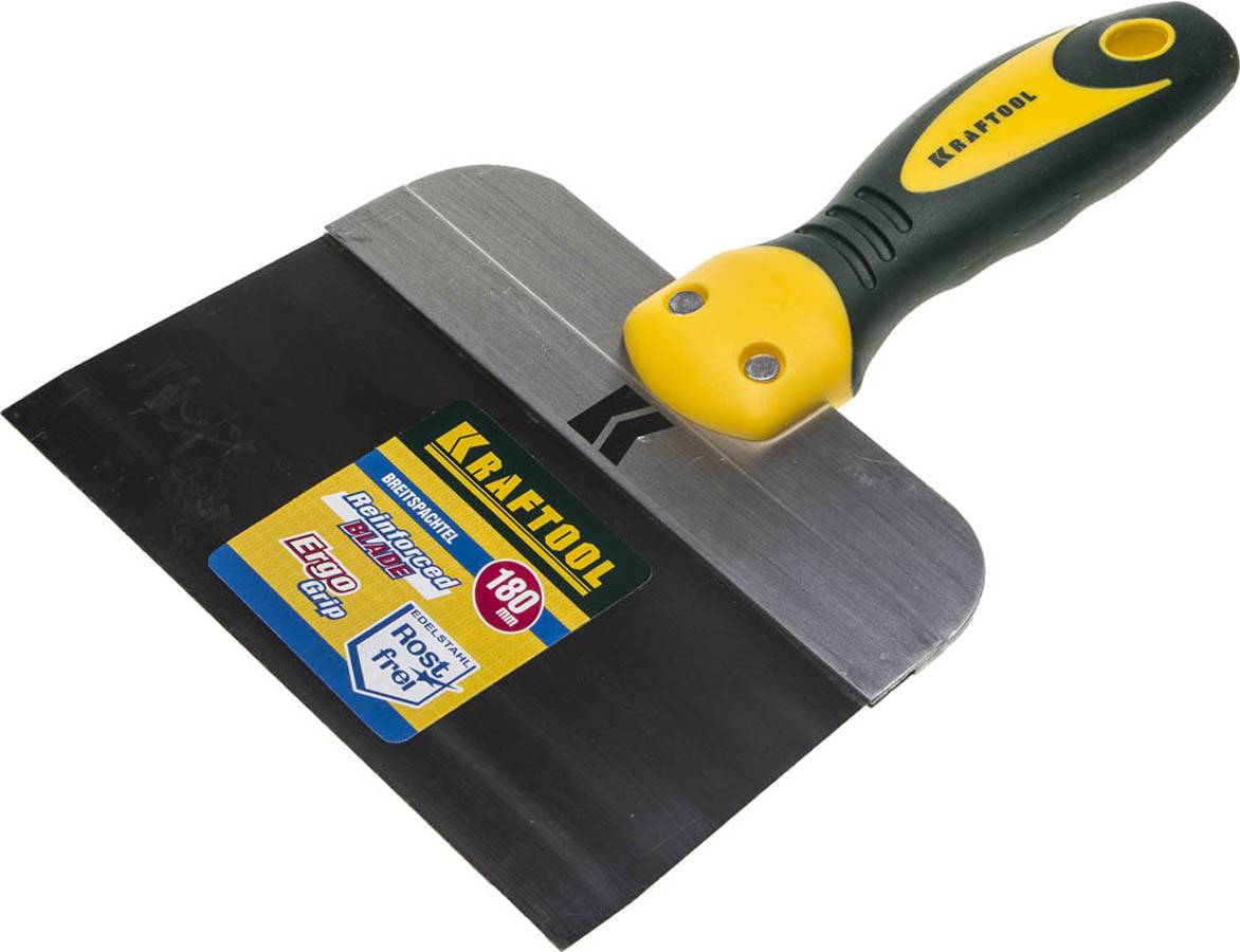 Шпатель фасадный 180 мм 10036-180, нержавеющее полотно, двухкомпонентная рукоятка