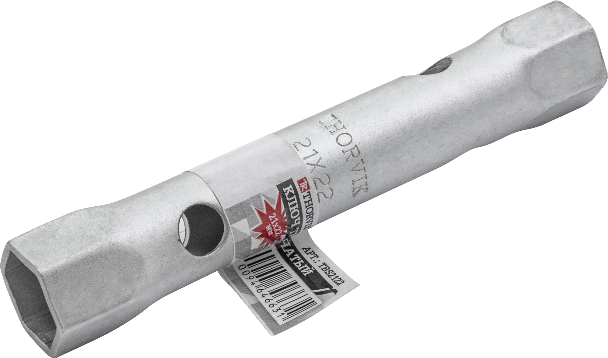 Фото Ключ трубчатый, 21x22 мм, THORVIK