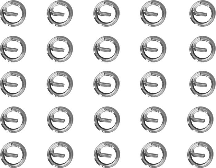 Набор вставок резьбовых M5x0.8, 25 предметов, THORVIK