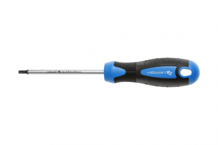 Фото Отвертка TORX T8, 75 мм, сталь S2 HOEGERT