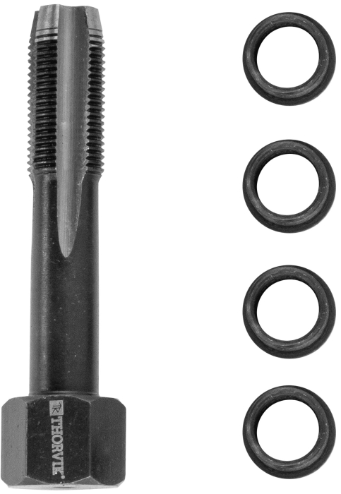 Набор для восстановления резьбы свечного отверстия М10х1.0, 5 предметов, THORVIK