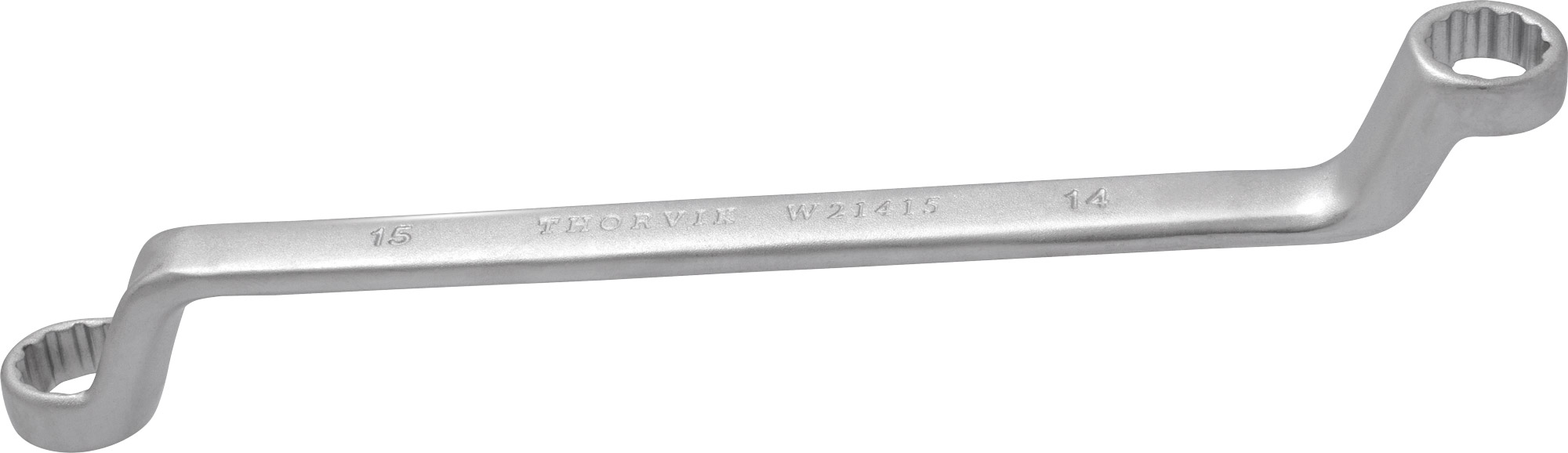Ключ гаечный накидной изогнутый серии ARC, 14х15 мм, THORVIK