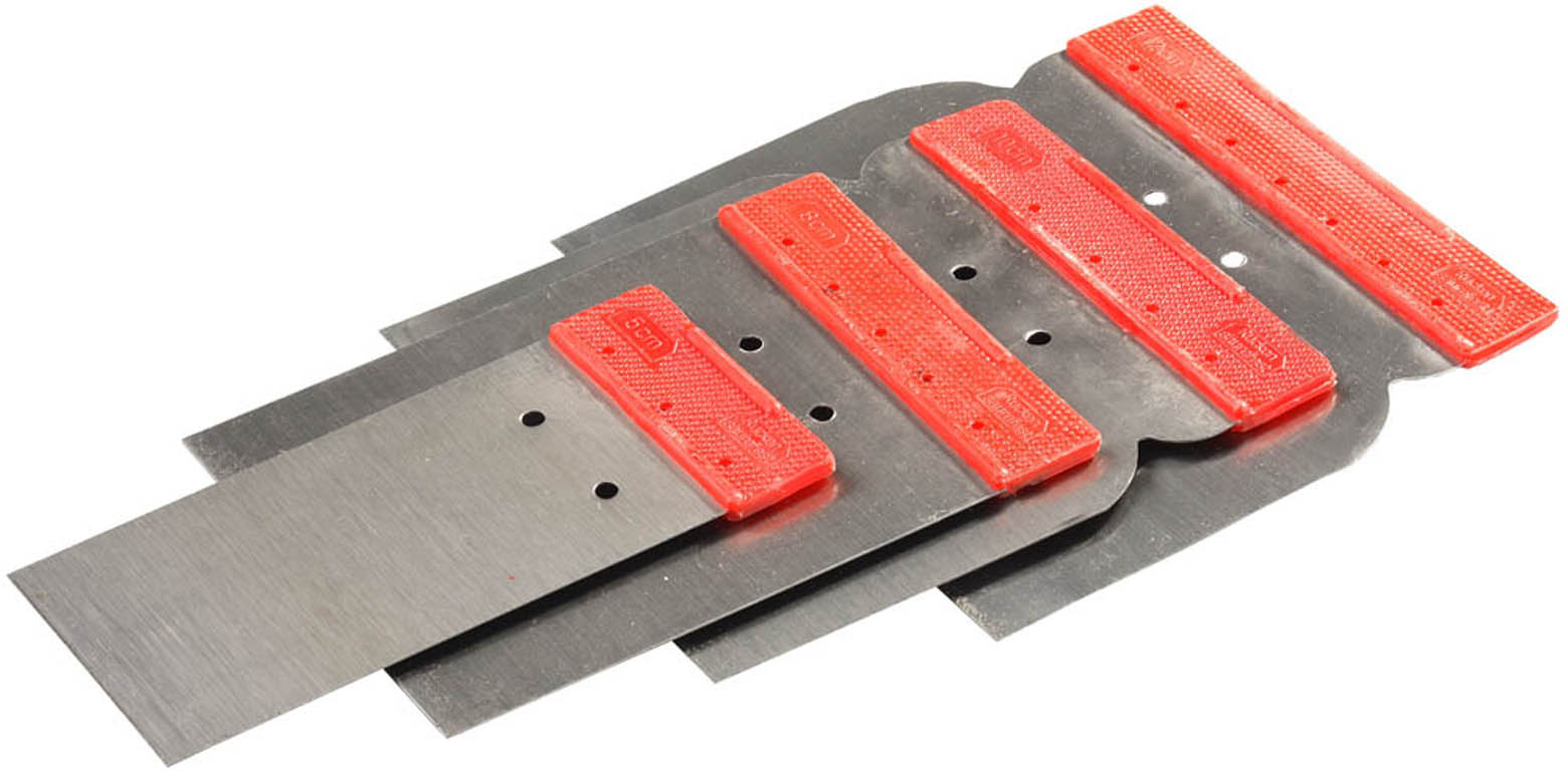 Набор шпателей ЯПОНЧИК STAYER 4шт.: 50, 80, 100, 120 мм, стальные, 1011-H4