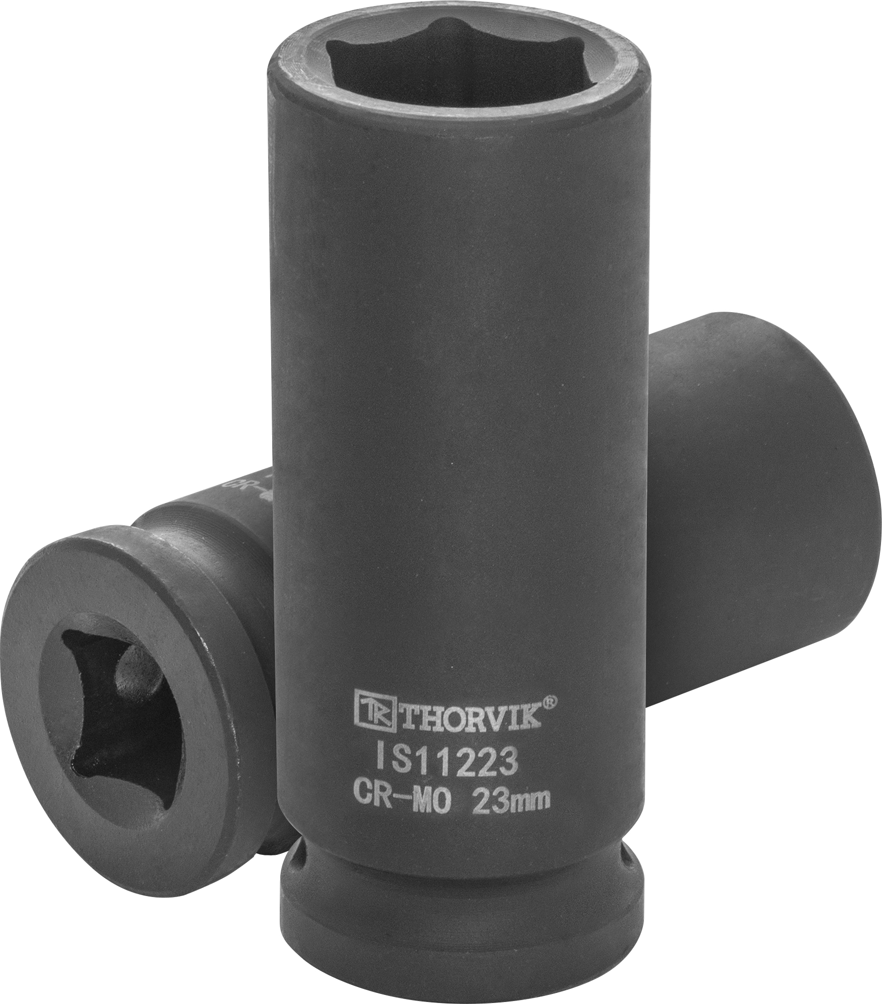 Головка торцевая ударная глубокая 1/2"DR, 23 мм, THORVIK