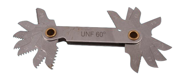 Набор резьбовых шаблонов для дюймовой резьбы UNF 60° (16 шт)