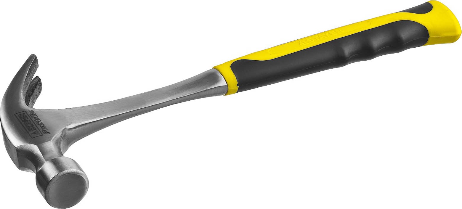 Фото Молоток-гвоздодер цельнометаллический STAYER 450 г, STRIKE 2025-450