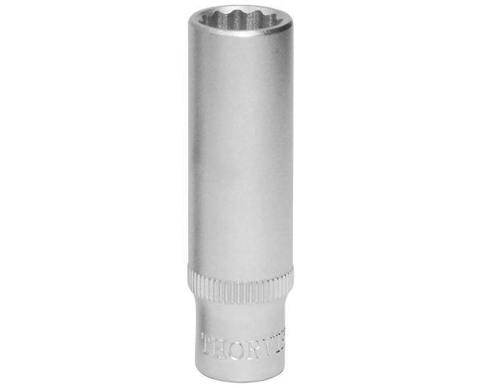 Фото Головка торцевая глубокая 12-гранная 1/4"DR, 10 мм, THORVIK