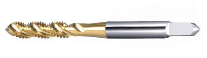 Фото Метчик М 3х0.5 6H HSS-E TiN винт. гл. DIN371 Deskar