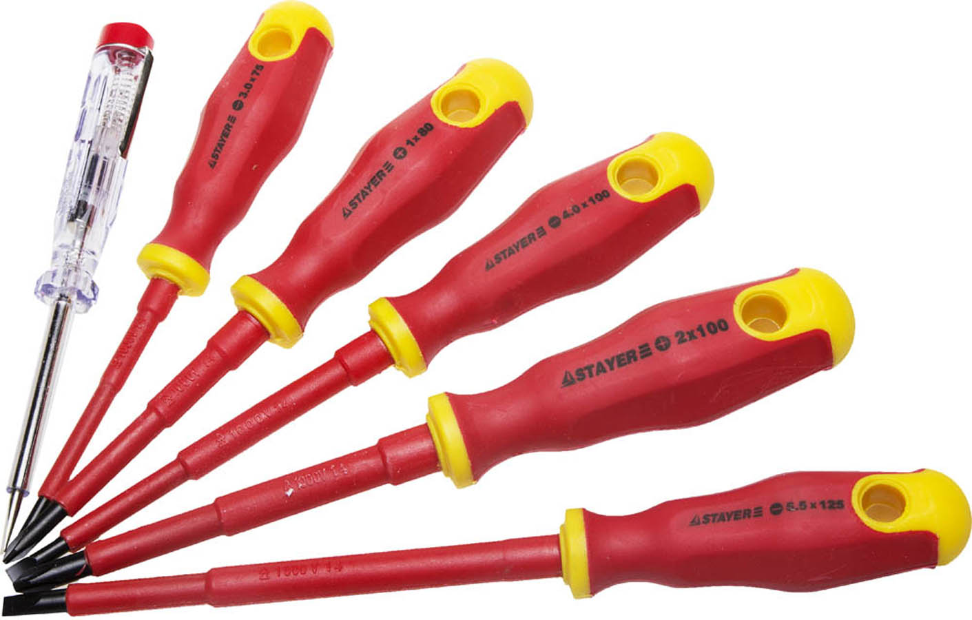 Фото Набор отверток диэлектрических STAYER 6 шт., 25145-H6_z01