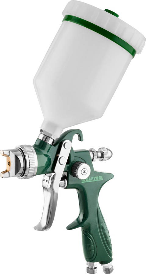 Краскопульт пневматический с верхним бачком KRAFTOOL AIRKRAFT 06522-1.4 Pro сопло 1,4 мм