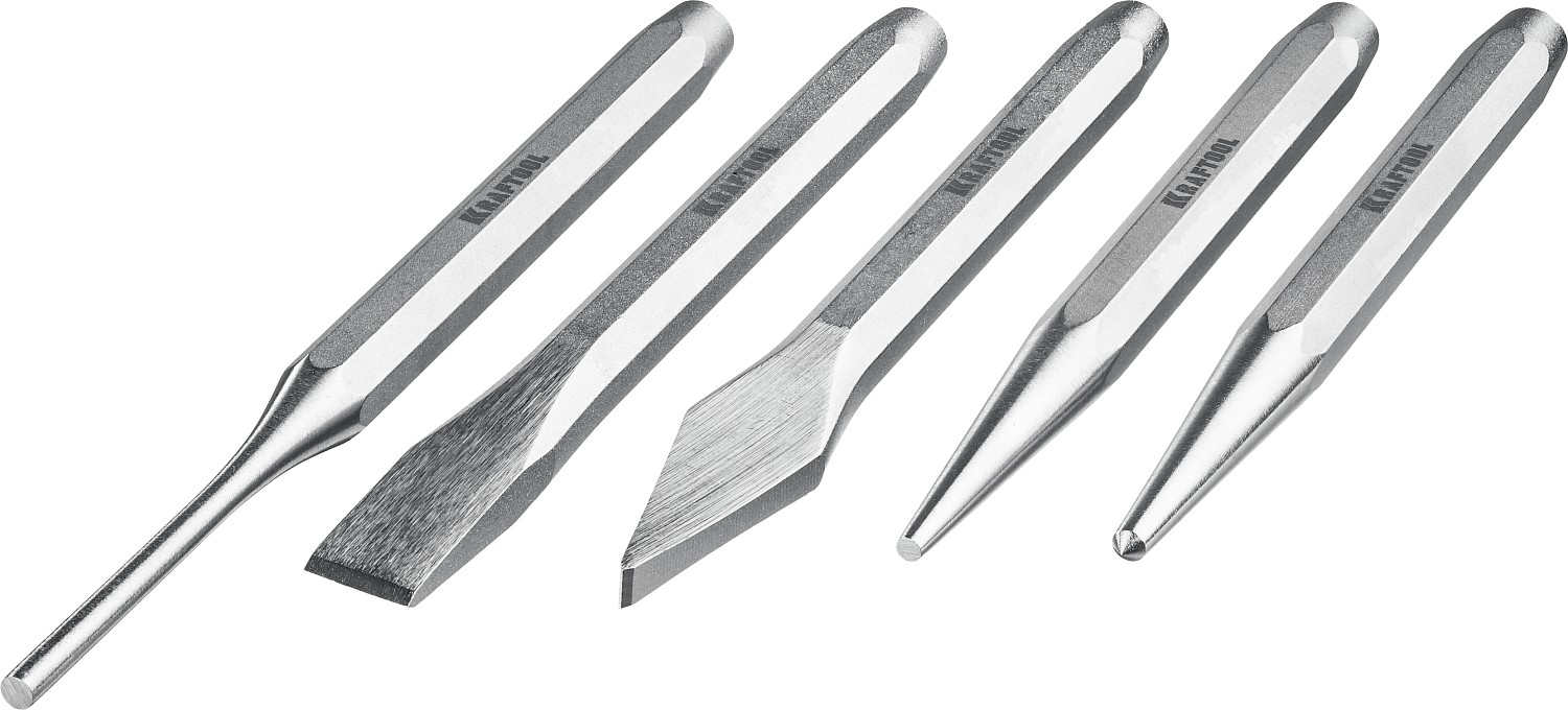 Фото Набор зубил и кернеров KRAFTOOL GRAND-5 21075-H5,5 шт