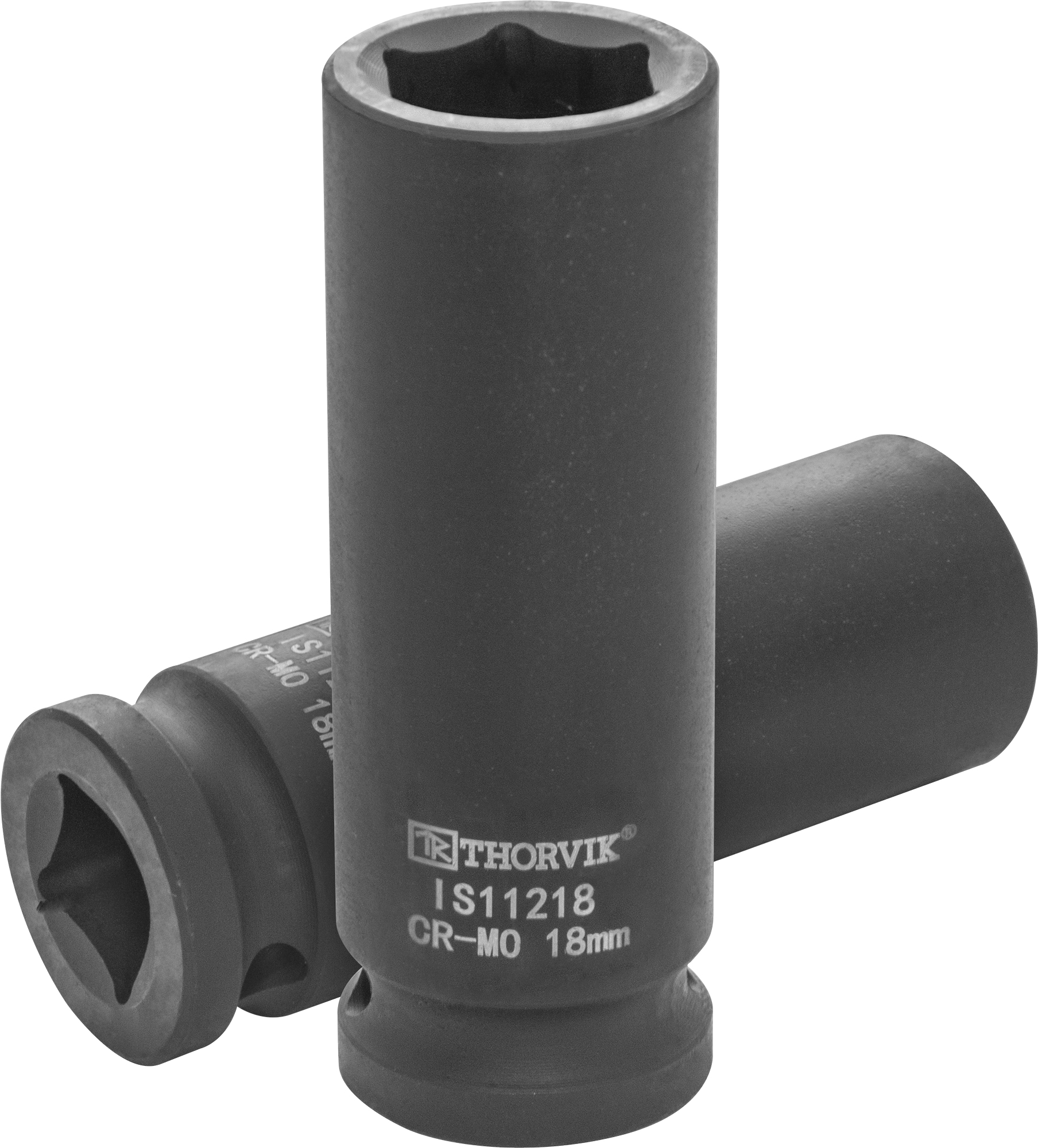 Головка торцевая ударная глубокая 1/2"DR, 18 мм, THORVIK