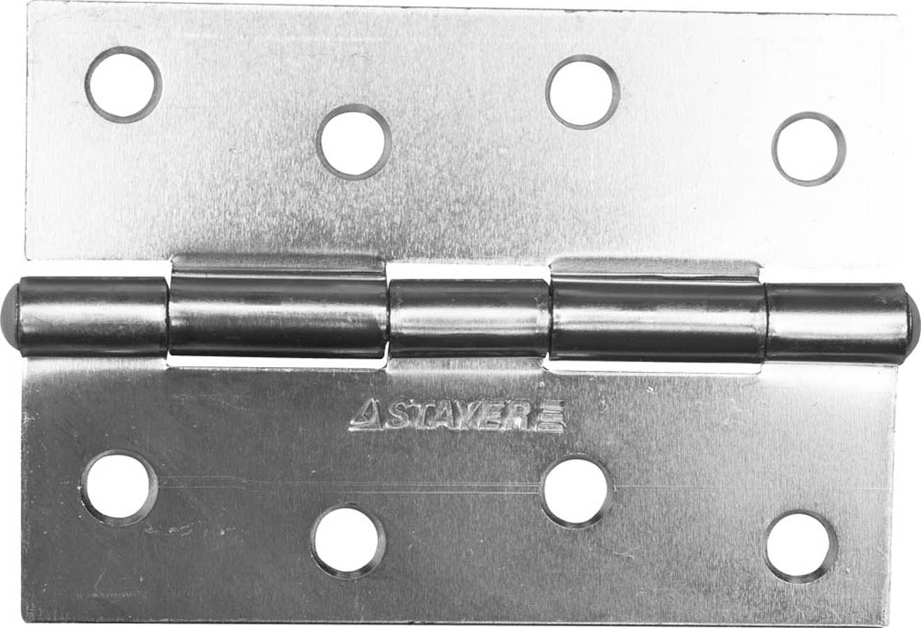 Фото Петля универсальная STAYER 100 x 70 x 1.8 мм, 1 шт., белый цинк, 37611-100-1 Master