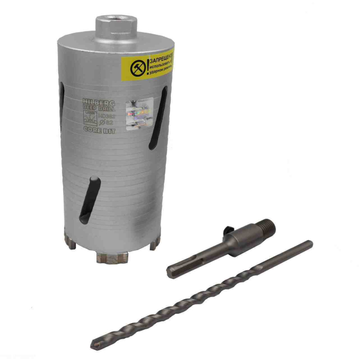 Фото Коронка алмазная по бетону 82*150 мм Hilberg Laser Deep Drill