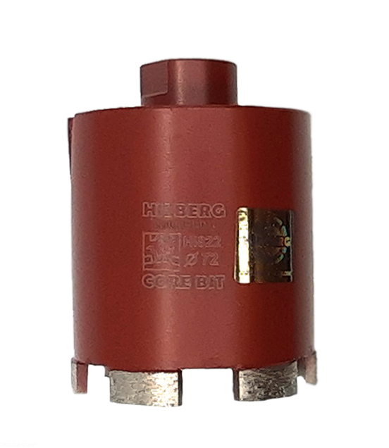 Фото Коронка алмазная 72 мм Hilberg Industrial Laser Micro Hit
