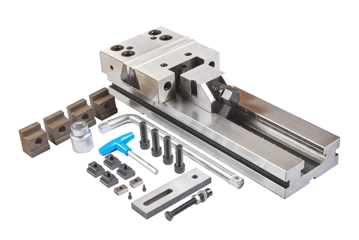 Тиски станочные 200мм прецизионные модульные GT200B STV