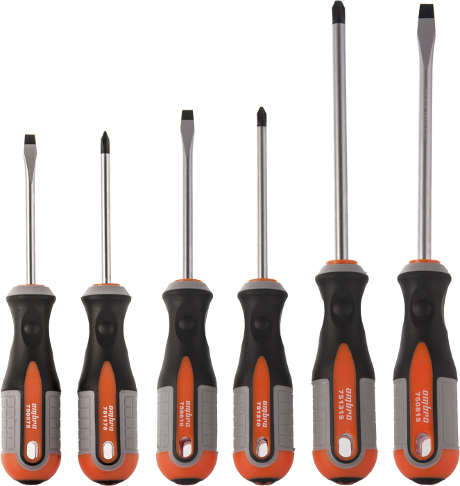 Фото Набор отверток стержневых ROUND GRIP, 6 предметов, Ombra
