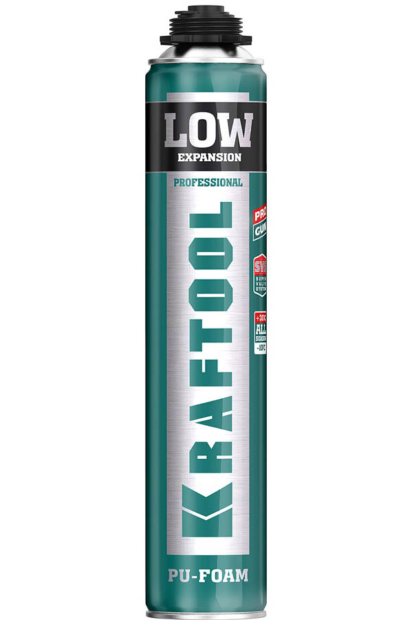 Фото Монтажная пена KRAFTOOL 41181_z0 800 мл, пистолетная