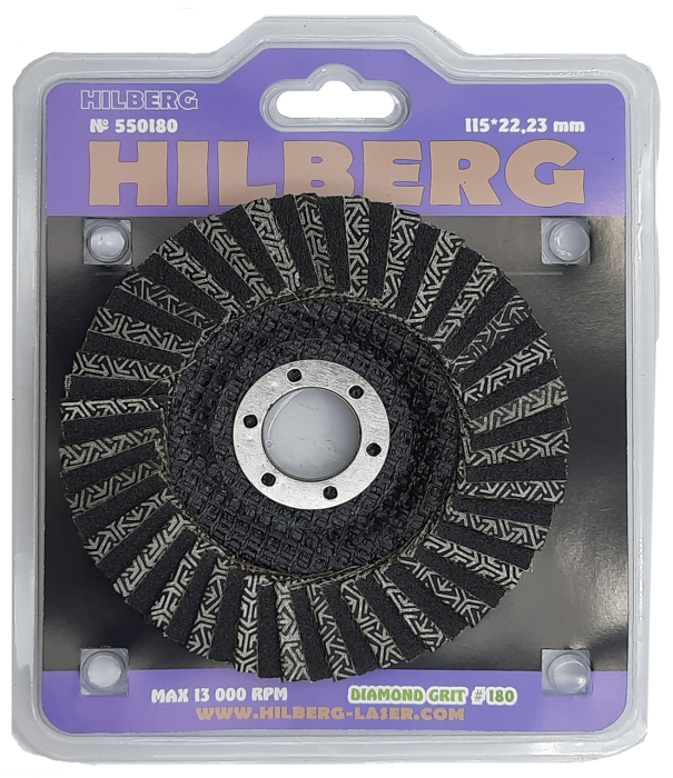 Фото Круг алмазный зачистной 115 мм Hilberg Super КЛТ № 180