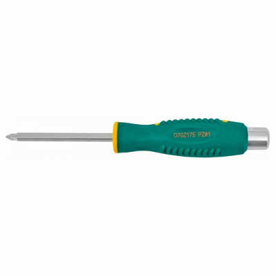 Фото Отвертка стержневая POZIDRIV® , ударная, силовая под ключ, PZ1x75, Jonnesway