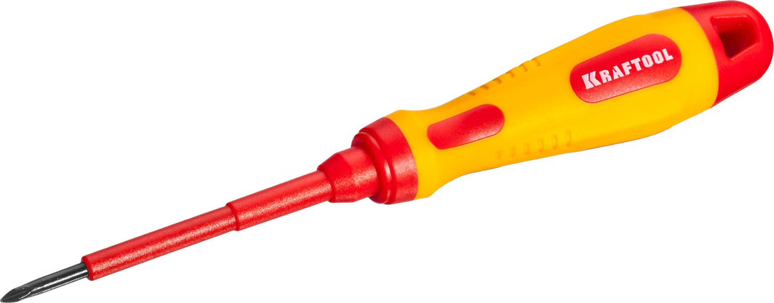 Фото Отвертка PH0х60 мм, высоковольтная, Kraftool
