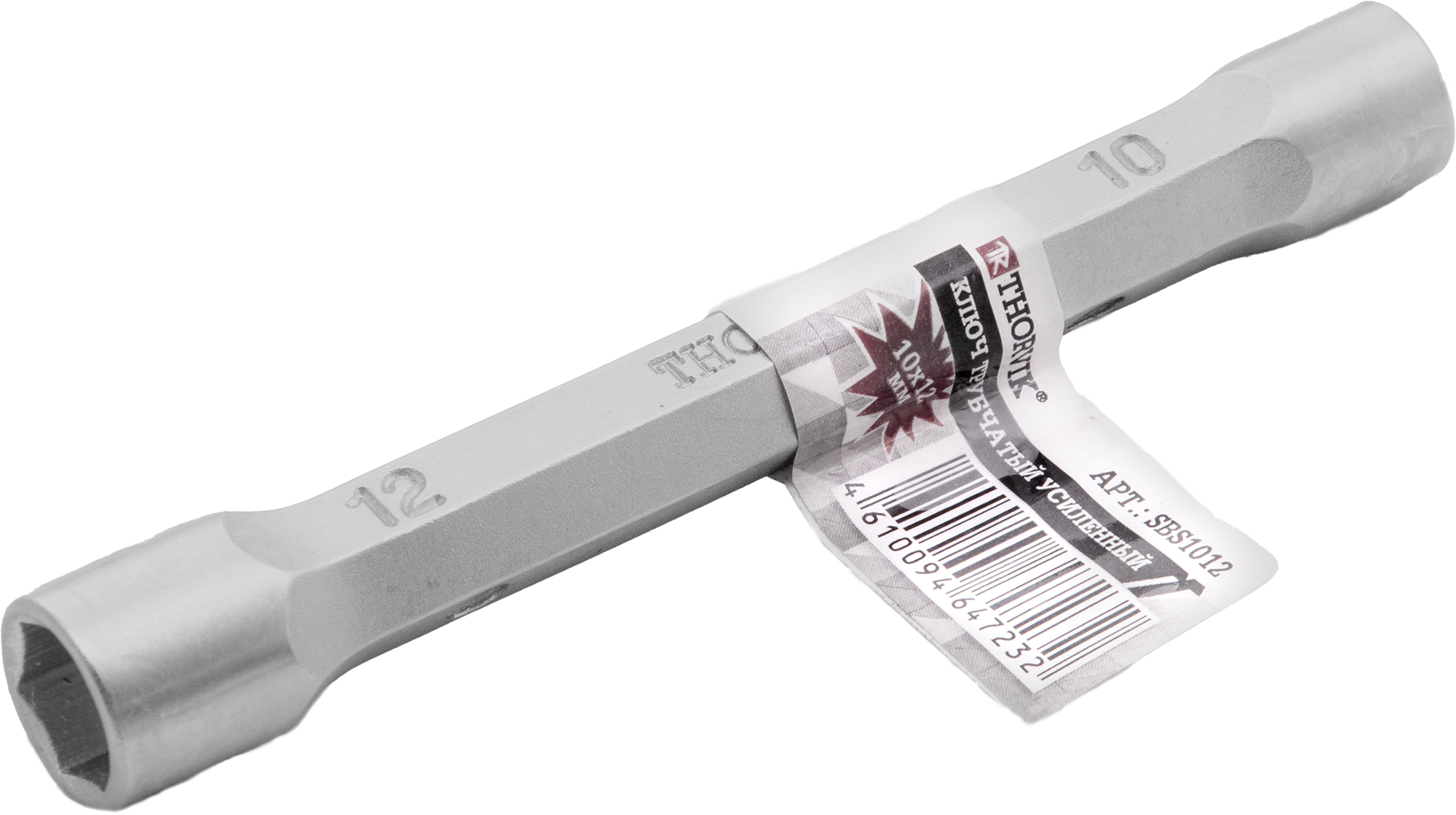 Ключ трубчатый усиленный, 10x12 мм, THORVIK