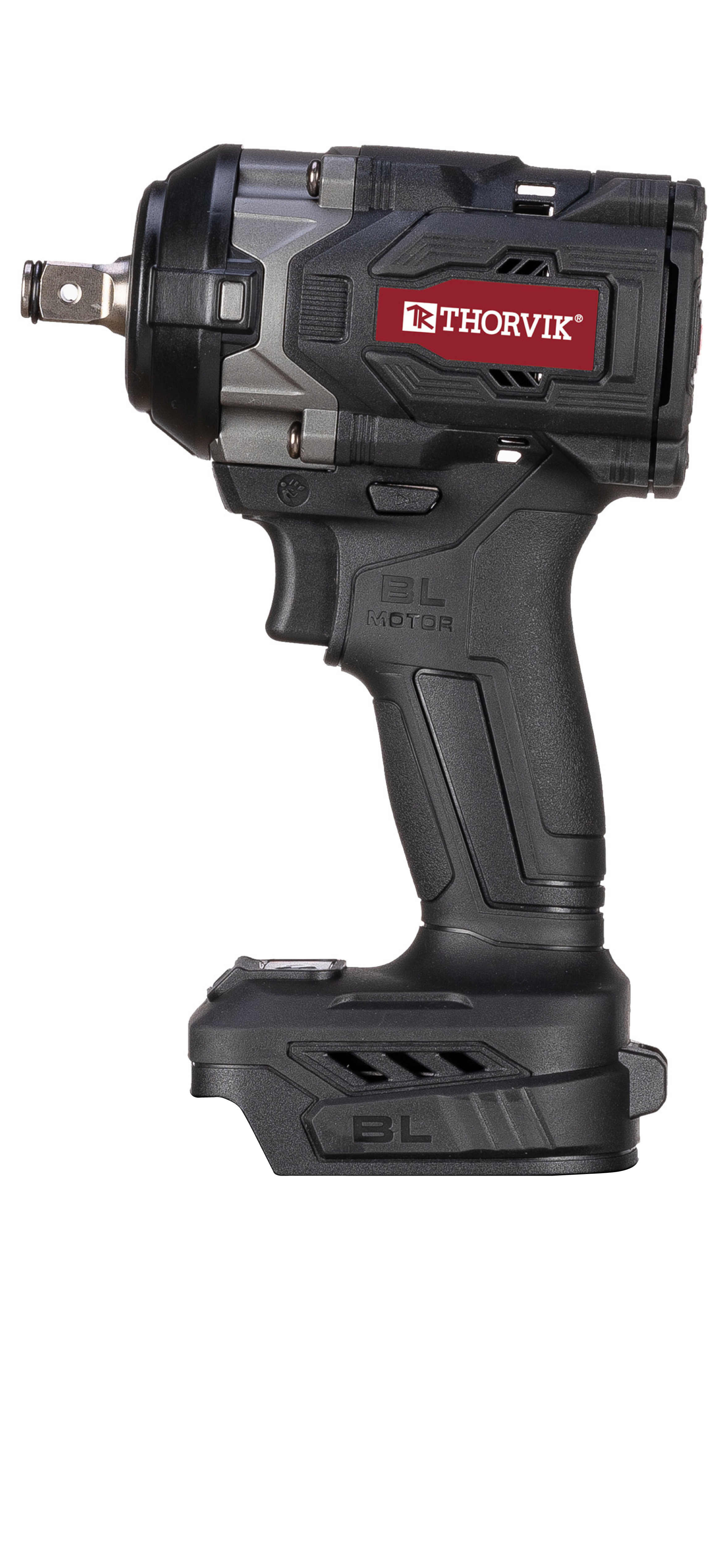 Гайковерт ударный аккумуляторный бесщёточный 1/2"DR, 21В, 890 Нм, (без АКБ и З/У), THORVIK